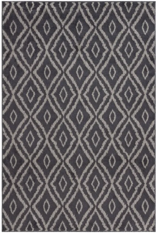 PYRAMID 219 CHARCOAL  5'-3' x 7'-8' Medium Rectangle Rug