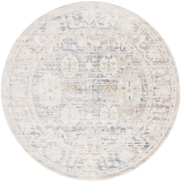 PRESTIGE 110 BEIGE  6'-7' x 6'-7' Round Round Rug