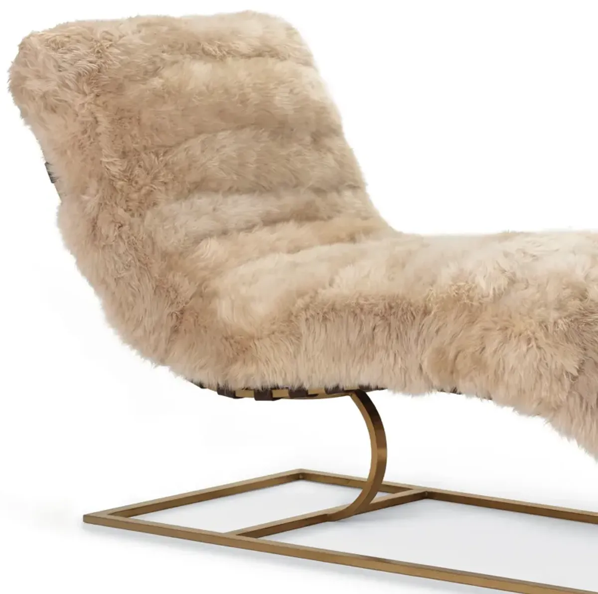 Siesta Chaise Lounge (Longhair Sheepskin)