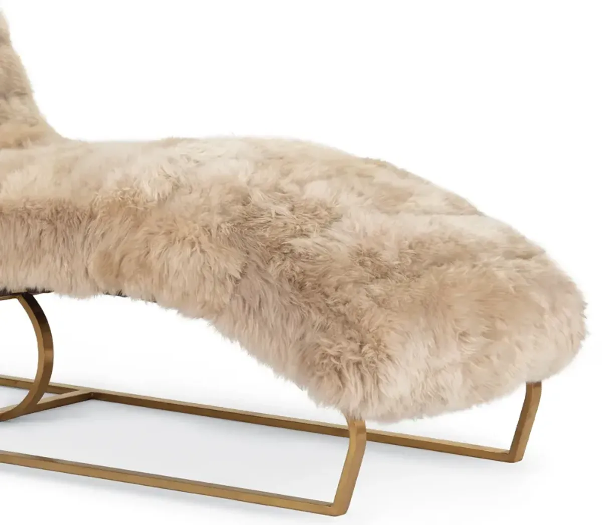 Siesta Chaise Lounge (Longhair Sheepskin)