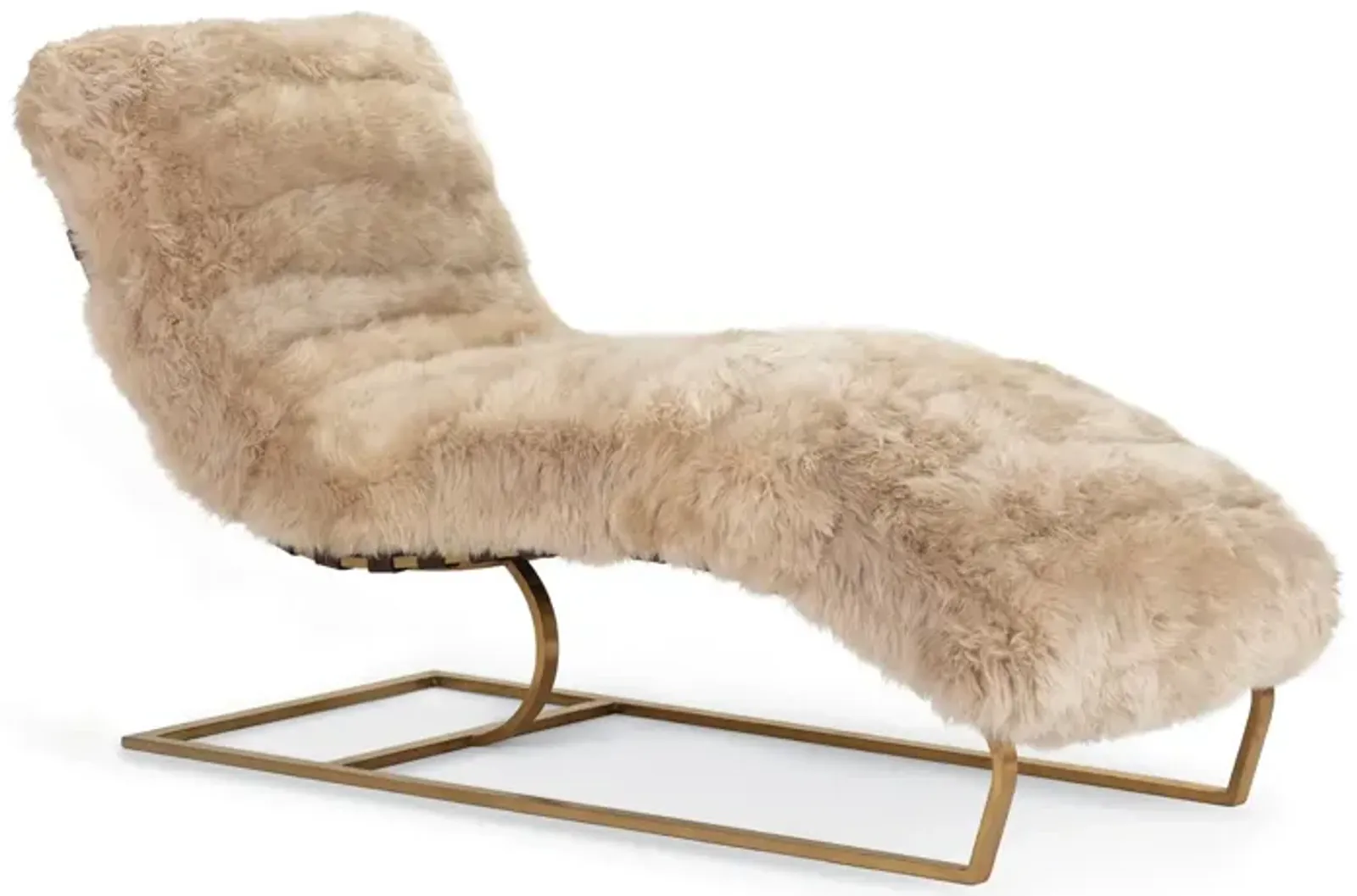 Siesta Chaise Lounge (Longhair Sheepskin)