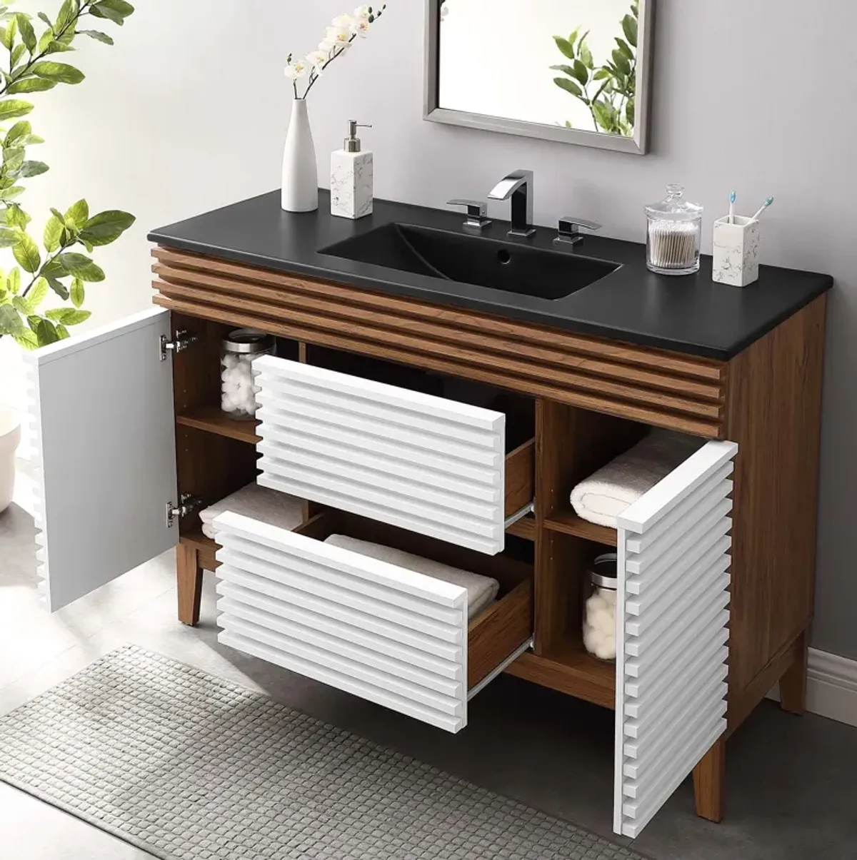 Render 48" Single Sink Bathroom Vanity