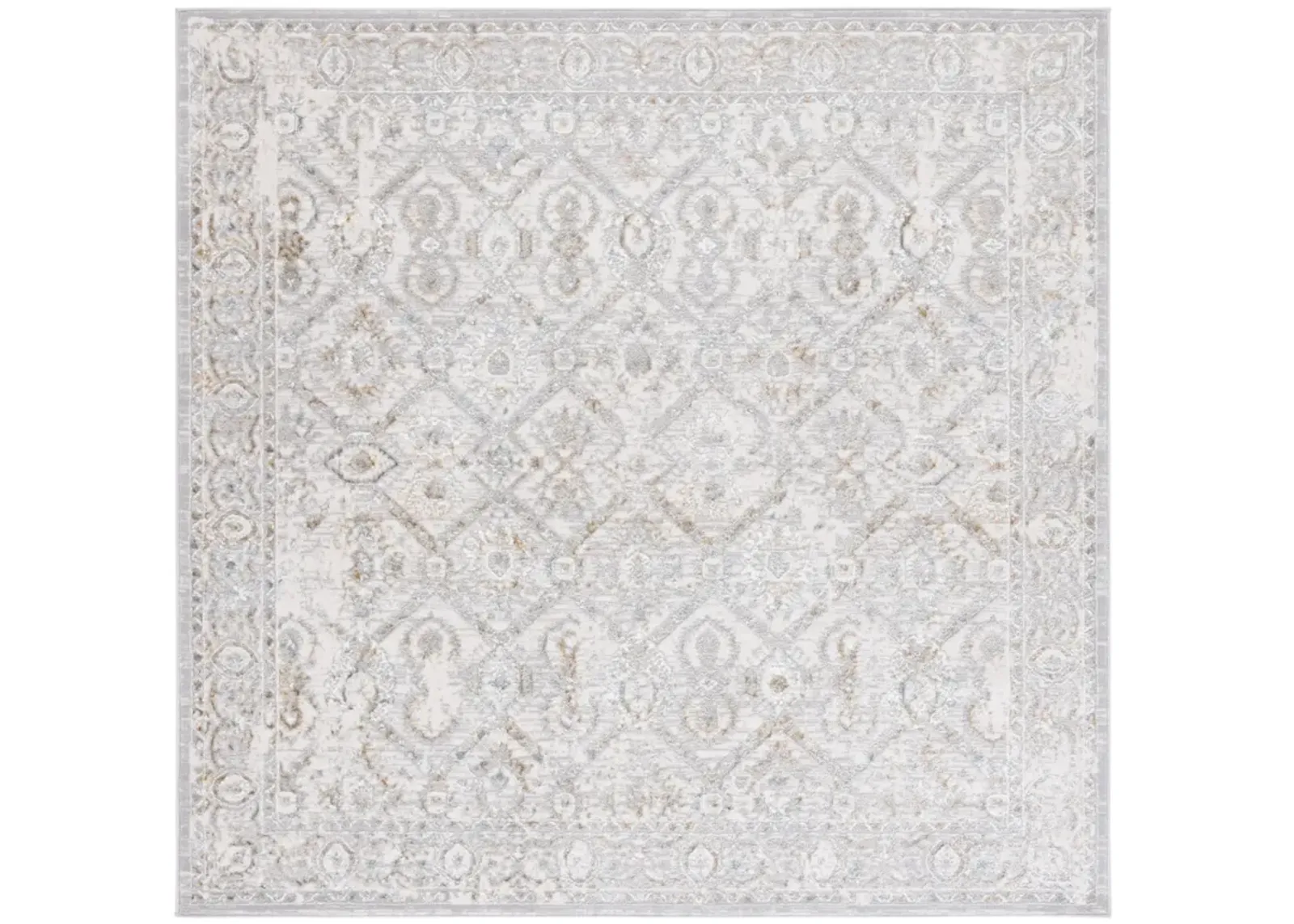 EASTON 102 IVORY  6'-7' x 6'-7' Square Square Rug