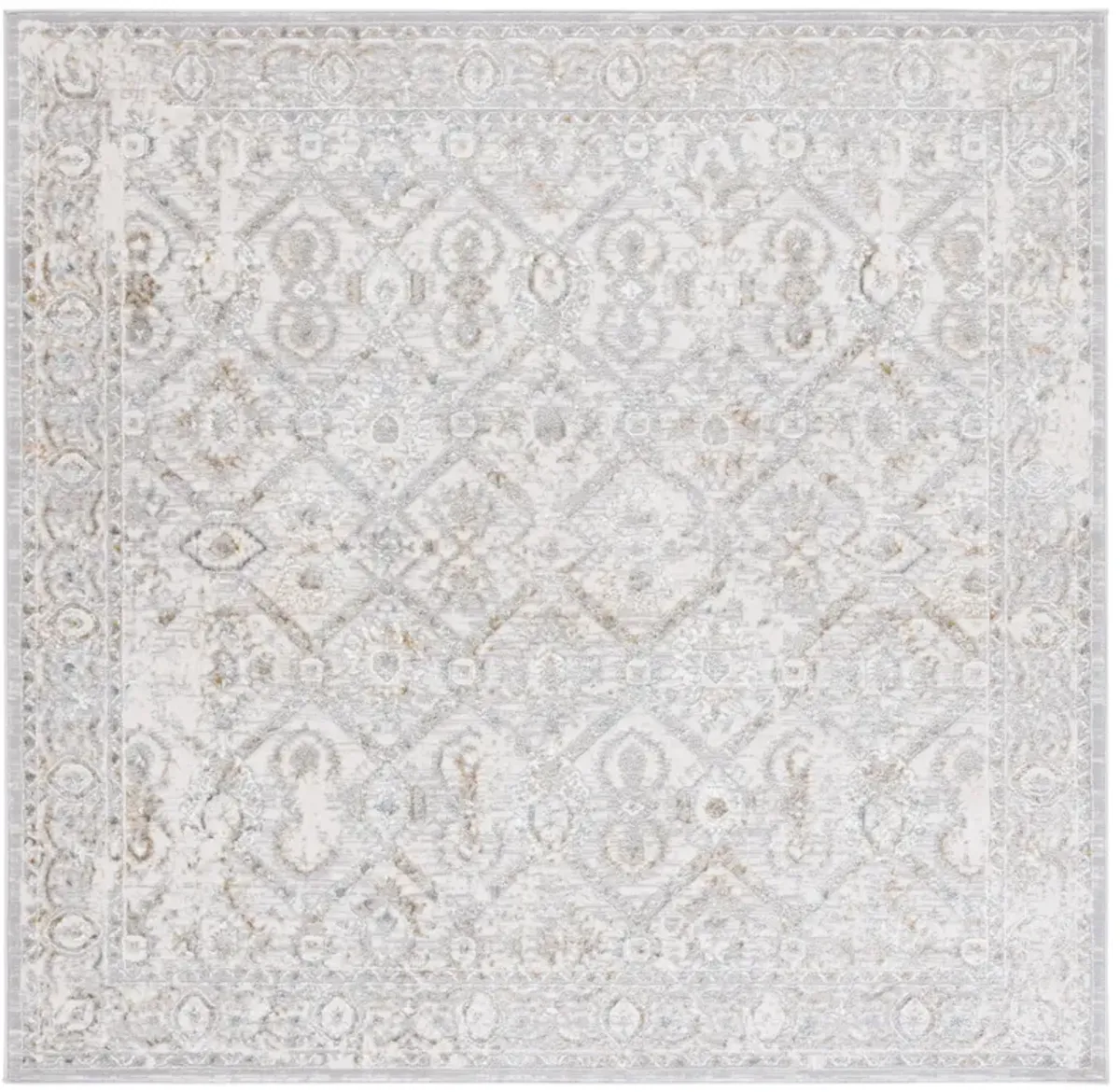 EASTON 102 IVORY  6'-7' x 6'-7' Square Square Rug