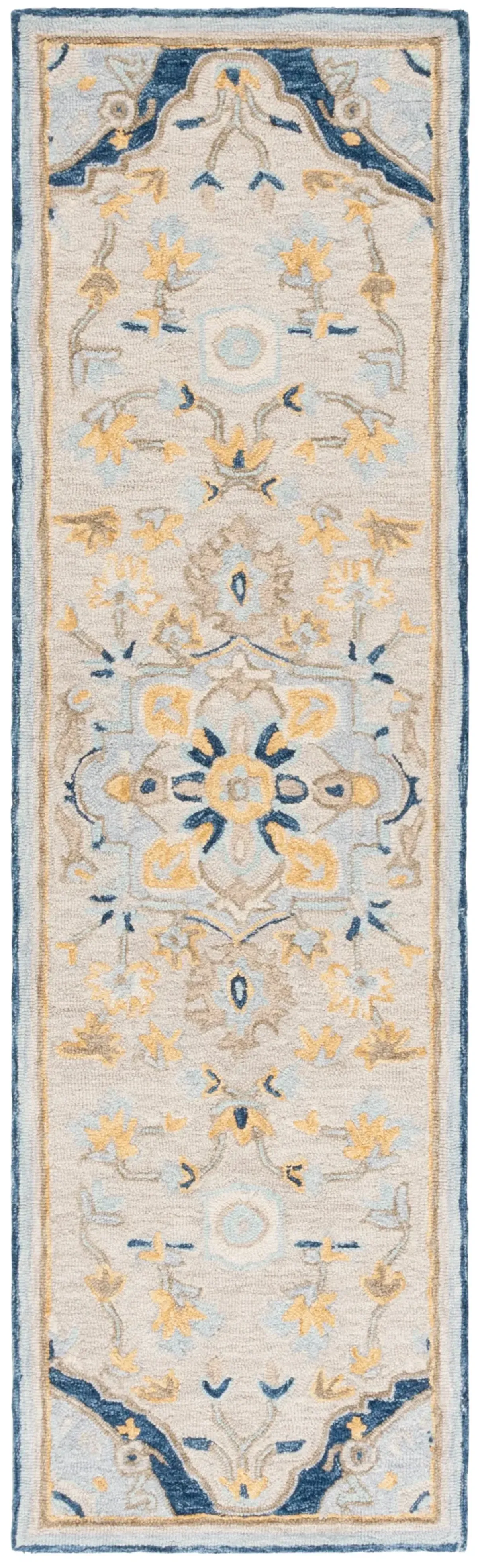 MET726 BEIGE  2'-3' x 8' Runner Rug