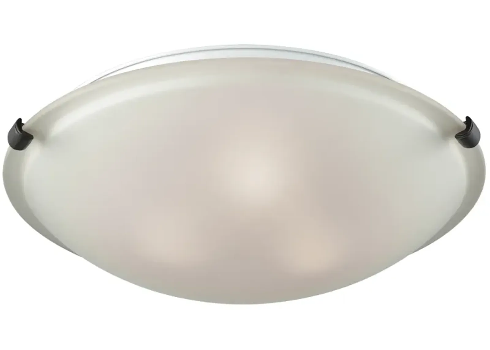 Sunglow 17" Wide 3-Light Flush Mount - Brushed Nickel