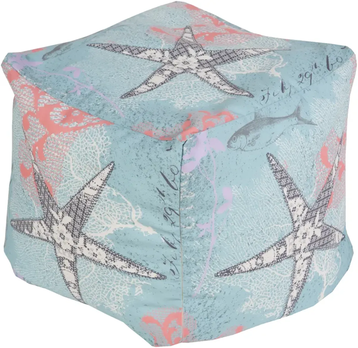 Rain POUF-290 18"H x 18"W x 18"D Pouf