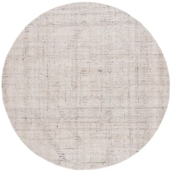 ABSTRACT Hand Tufted 6' x 6' Round area rug