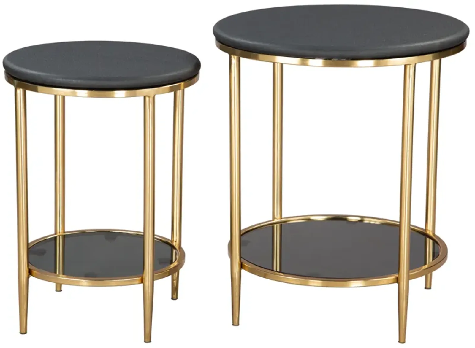 Koper Coffee Table Set (2-Piece) Black