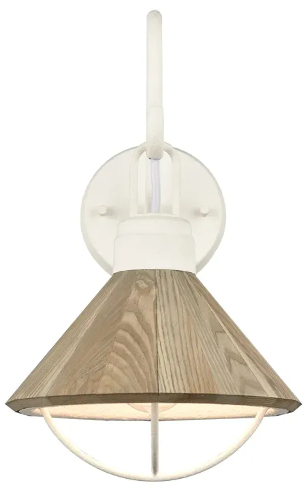 Cape May 15.5" High 1-Light Sconce - White Coral