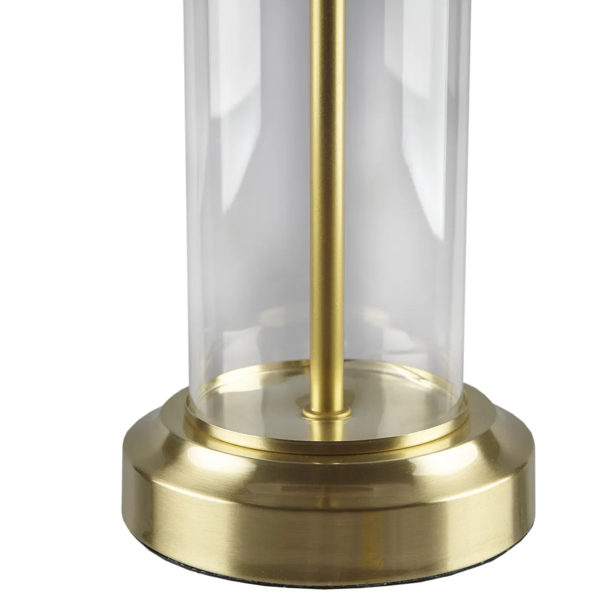 510 Design Clarity Gold Glass Cylinder Table Lamp Set of 2