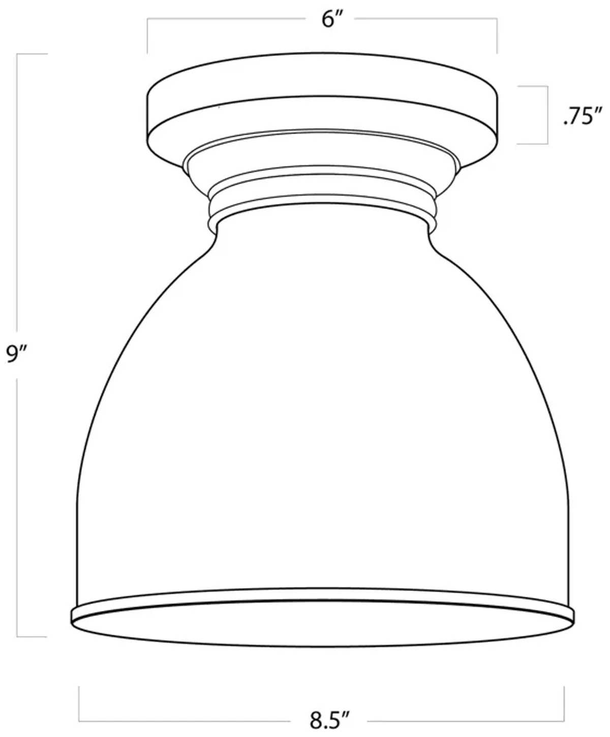 Southern Living Pantry Flush Mount