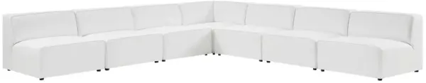 Mingle Vegan Leather 7-Piece Sectional Sofa