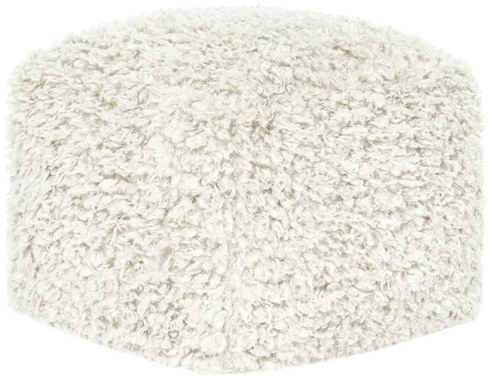 Carters Ivory Pouf 18x18x14