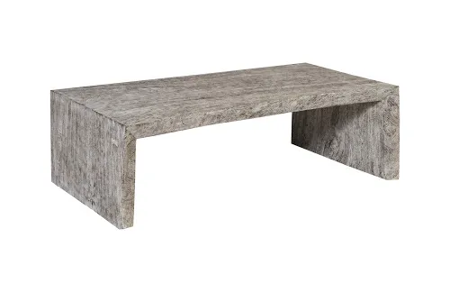 waterfall coffee table, gray stone