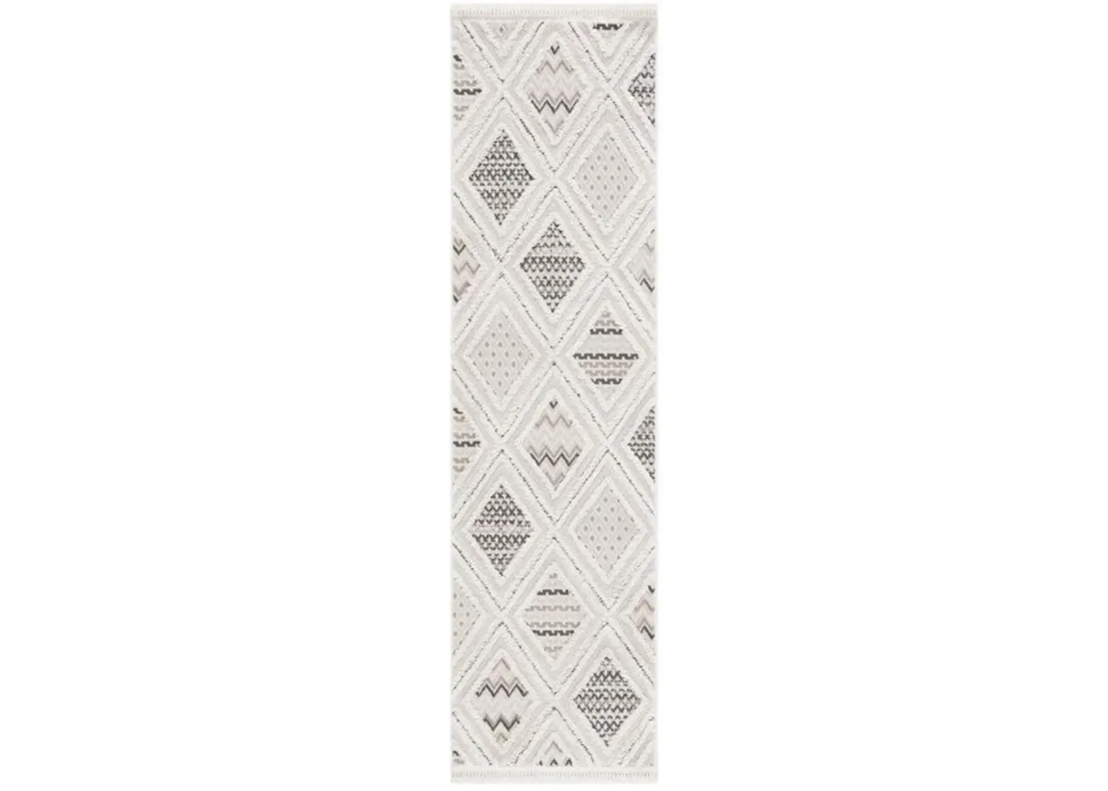 URBAN 202 Grey  2'-2' X 8' Runner Rug