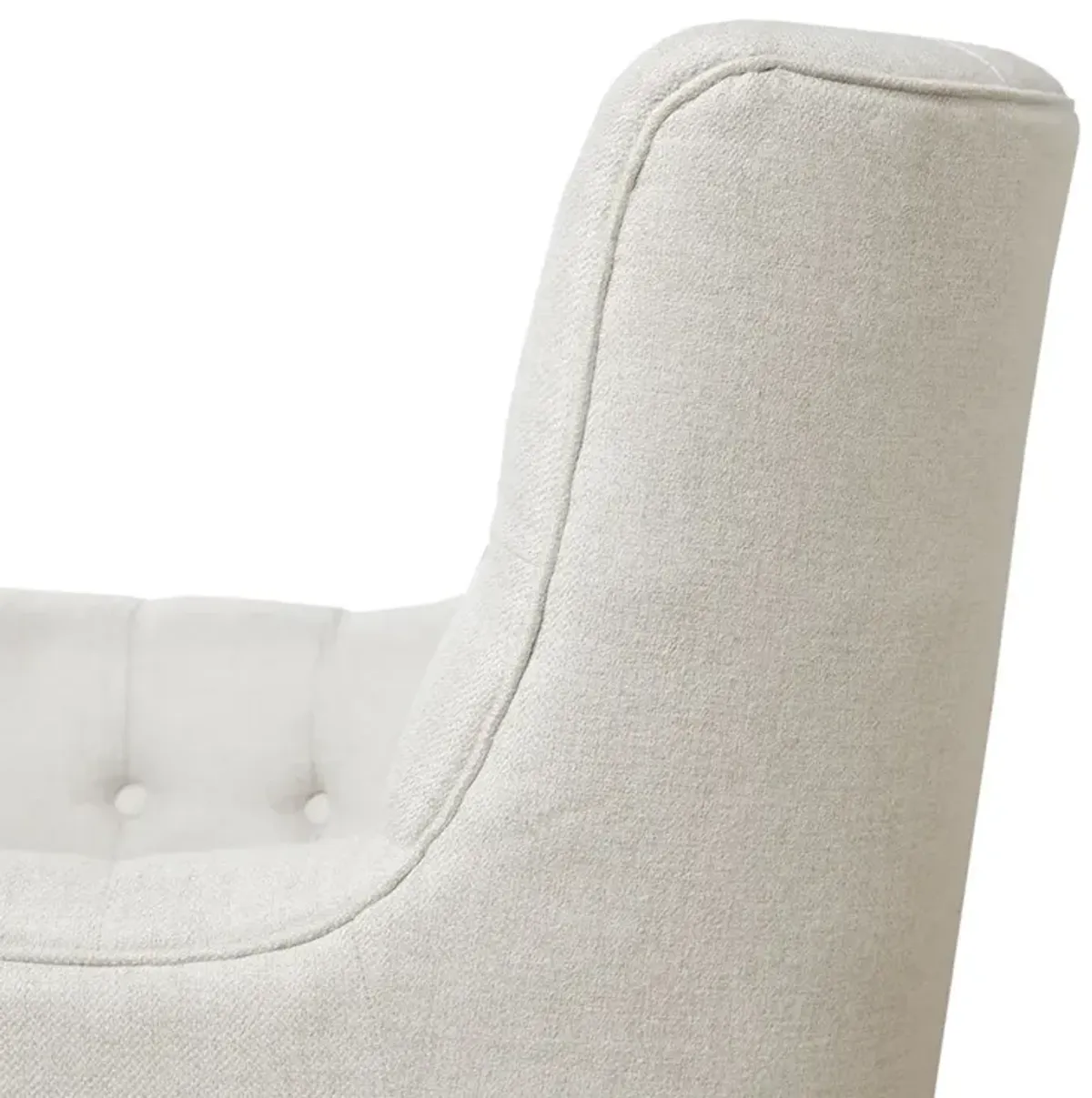 Madison Park Mathis Natural Swivel Glider Chair