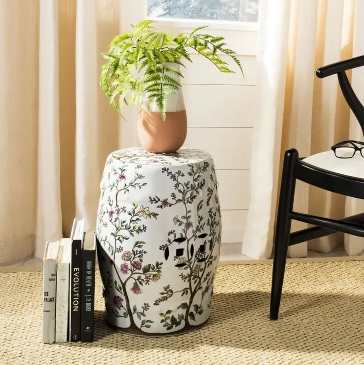 Blooming Tree Garden Stool