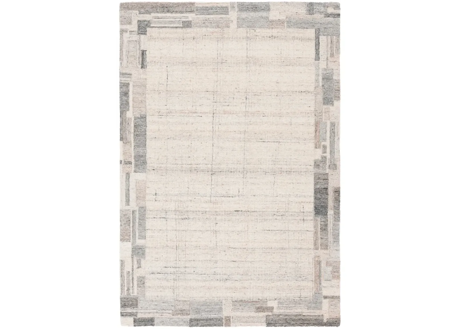 RESTORATION VINTAGE 801 GREY  6' x 9' Medium Rectangle Rug