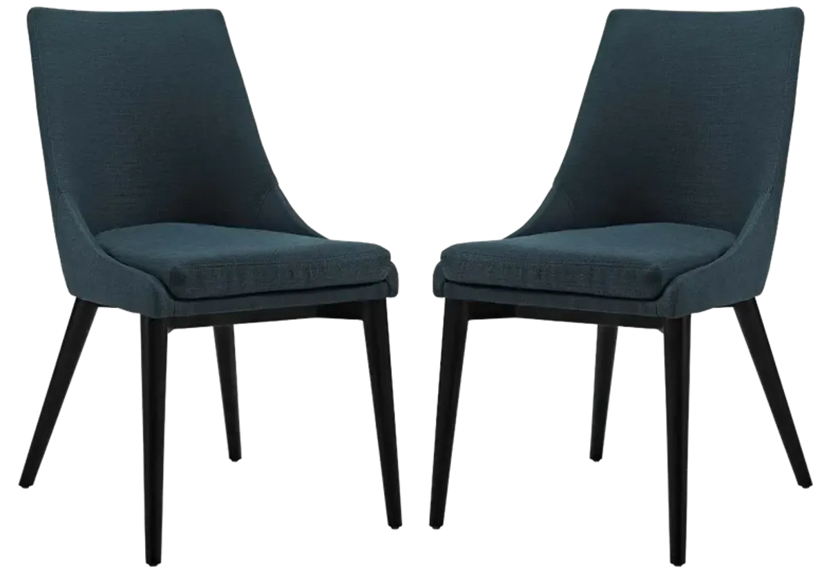 viscount Dining Side Chair Fabric Set of 2