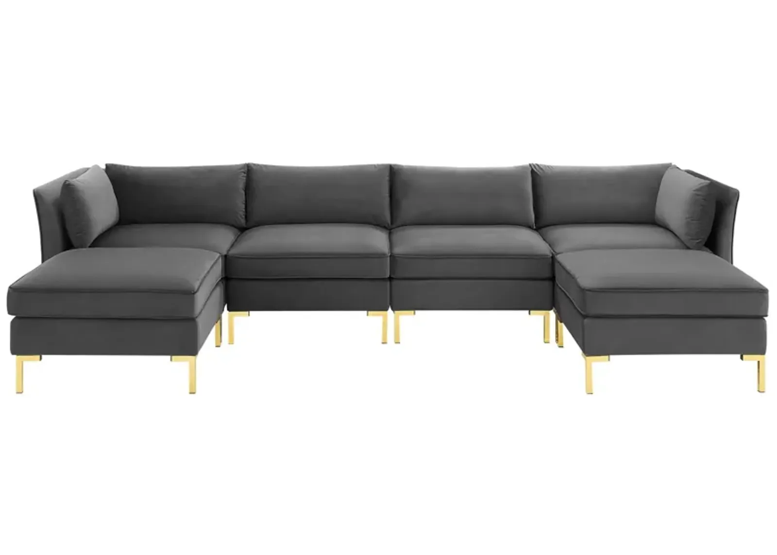 Ardent 6-Piece Performance Velvet Sectional Sofa