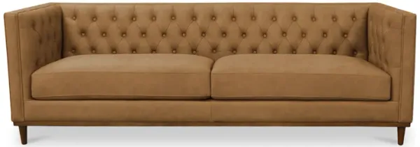 Fielder Sofa Tan Leather