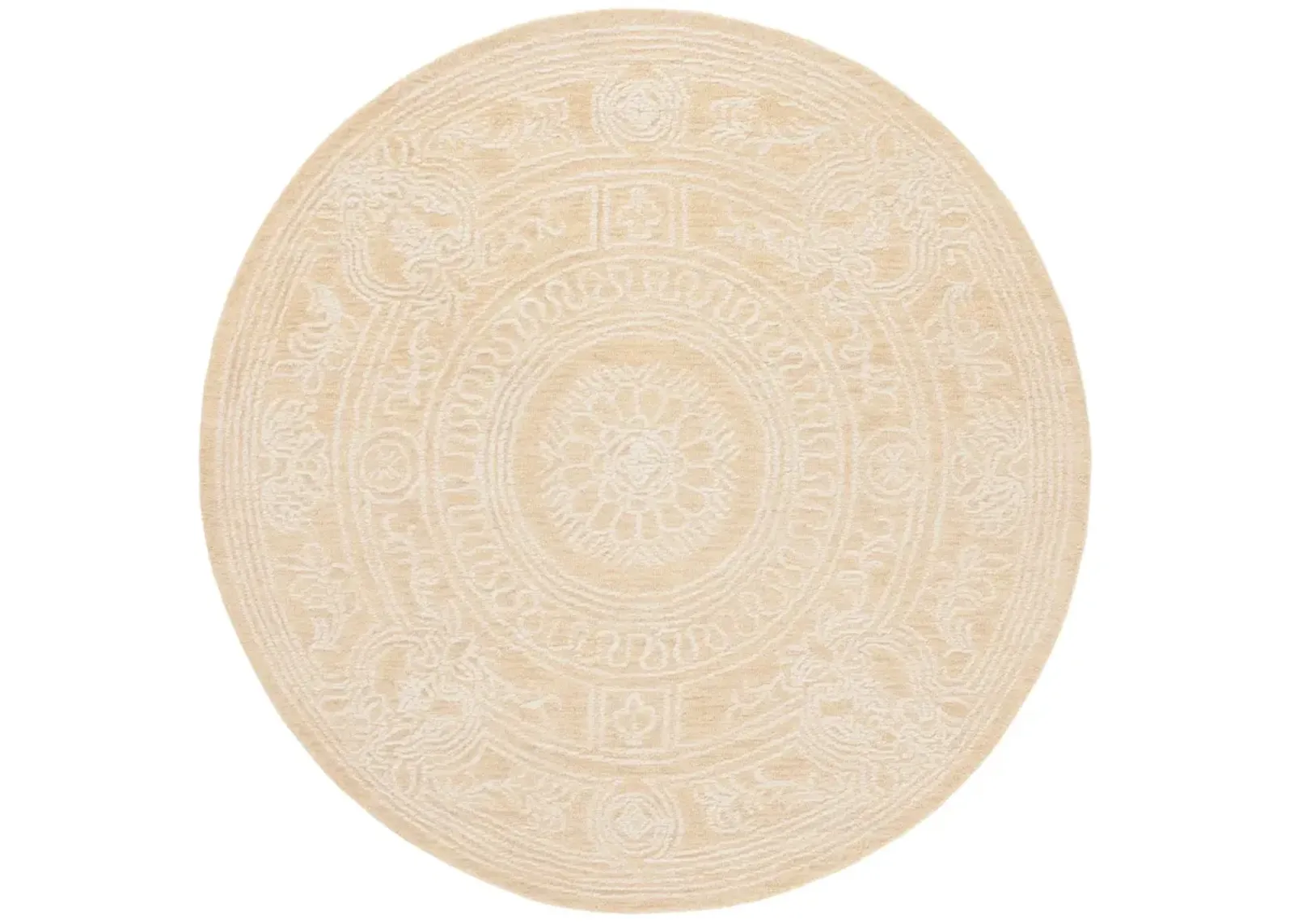 EBONY 310 IVORY  6' x 6' Round Round Rug