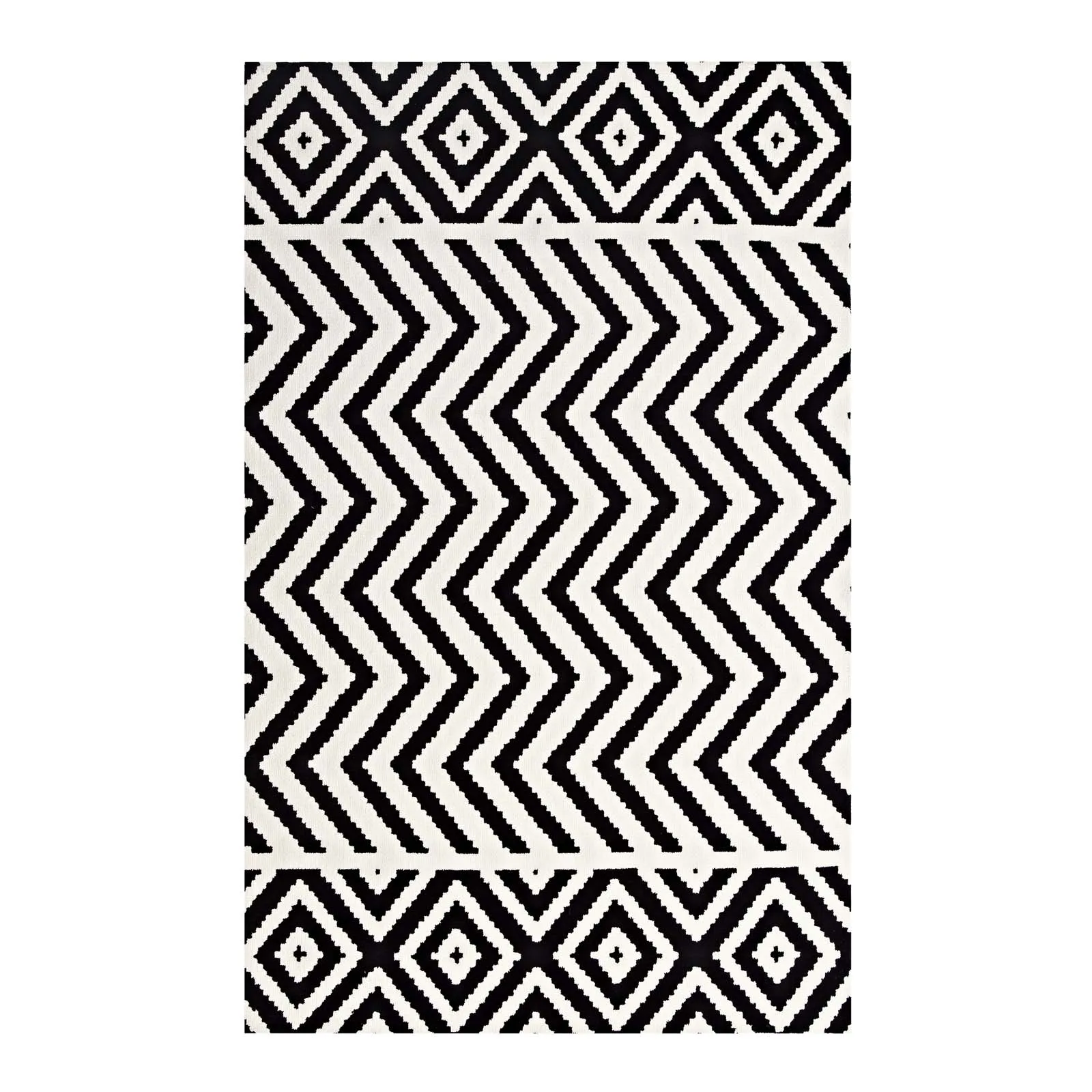 Ailani Geometric Chevron / Diamond 8x10 Area Rug