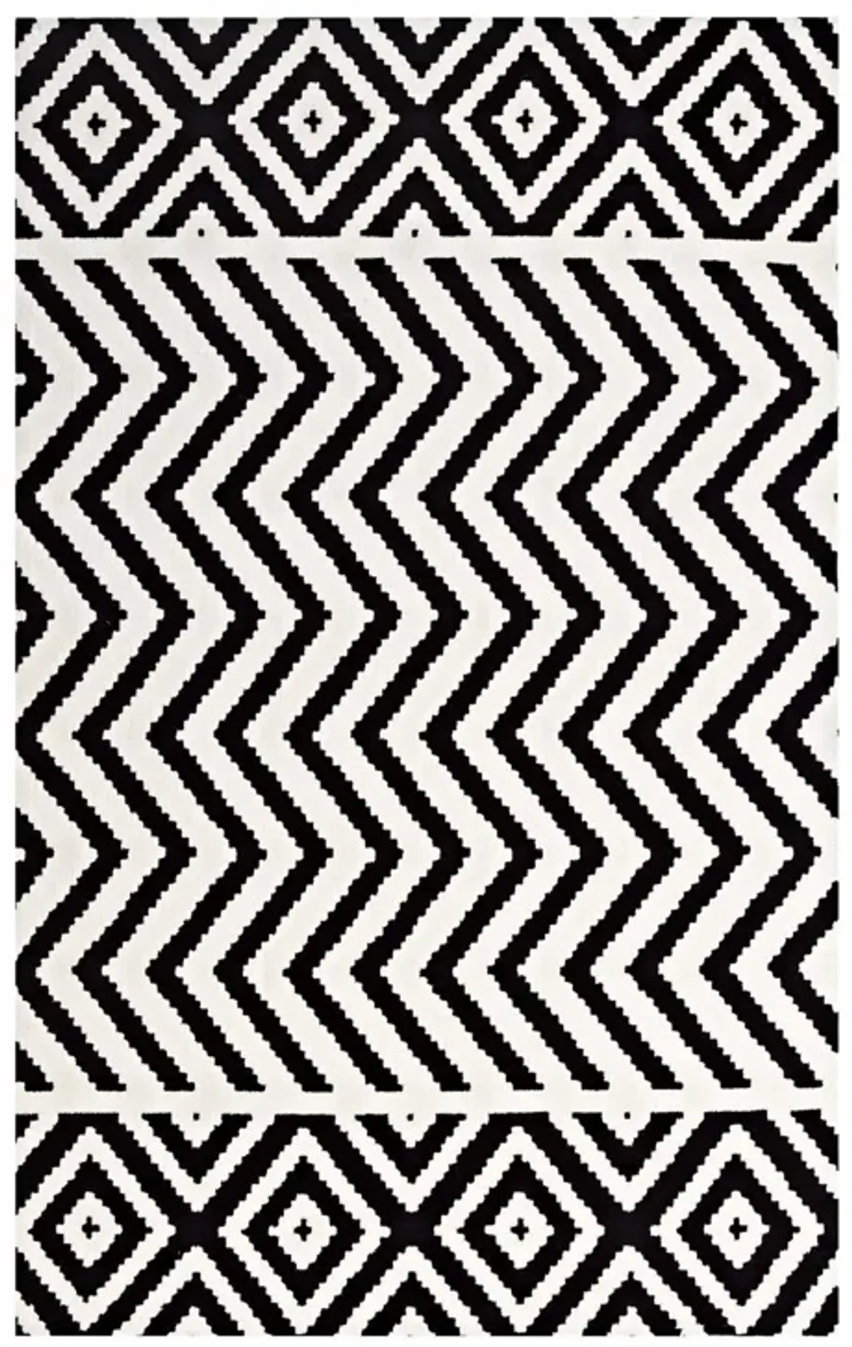 Ailani Geometric Chevron / Diamond 8x10 Area Rug