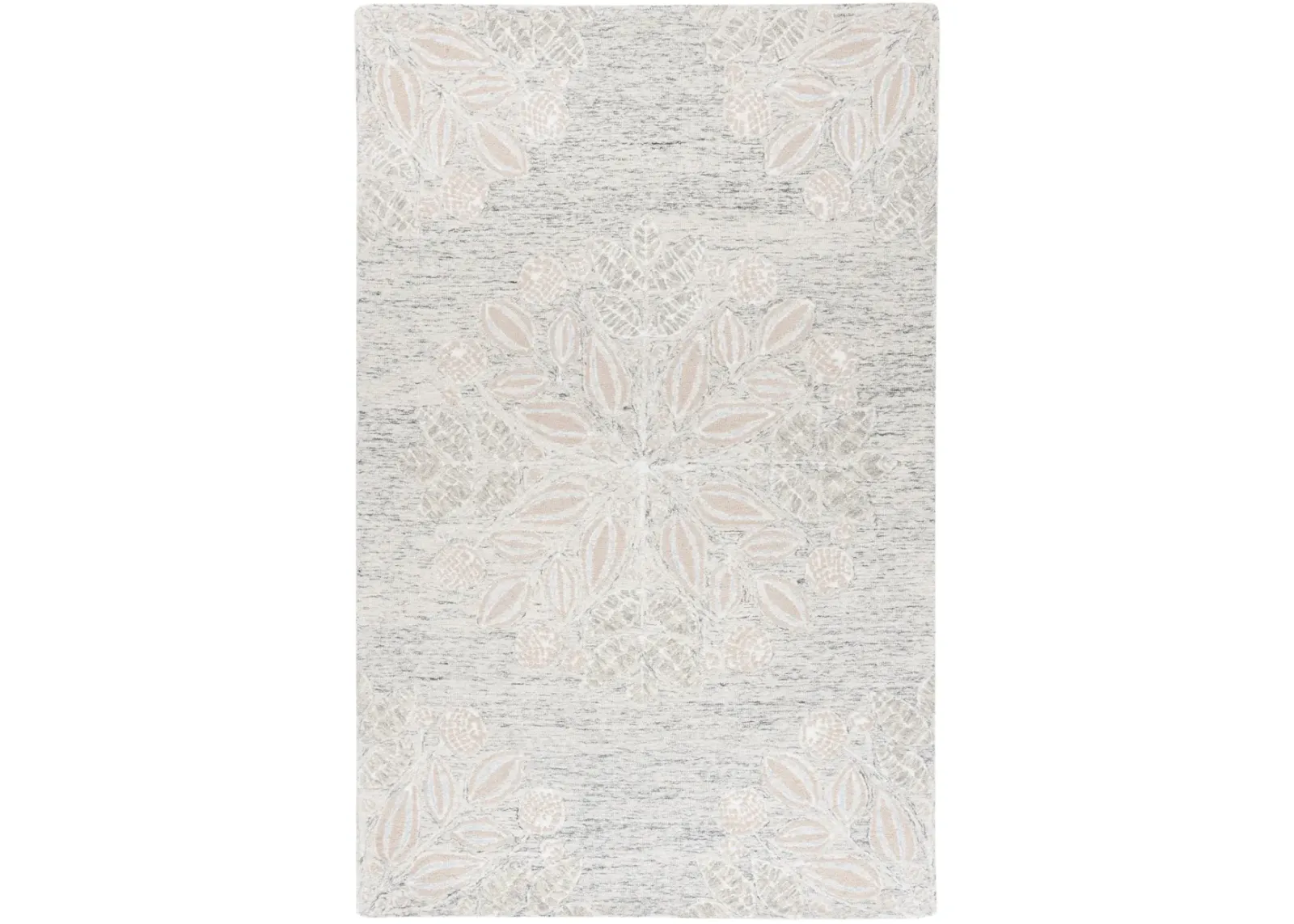 JARDIN 738 GREY  4' x 6' Small Rectangle Rug