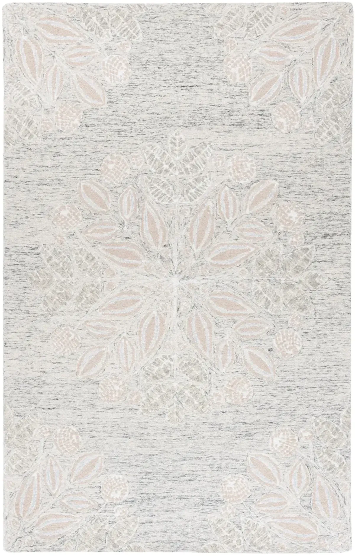 JARDIN 738 GREY  4' x 6' Small Rectangle Rug