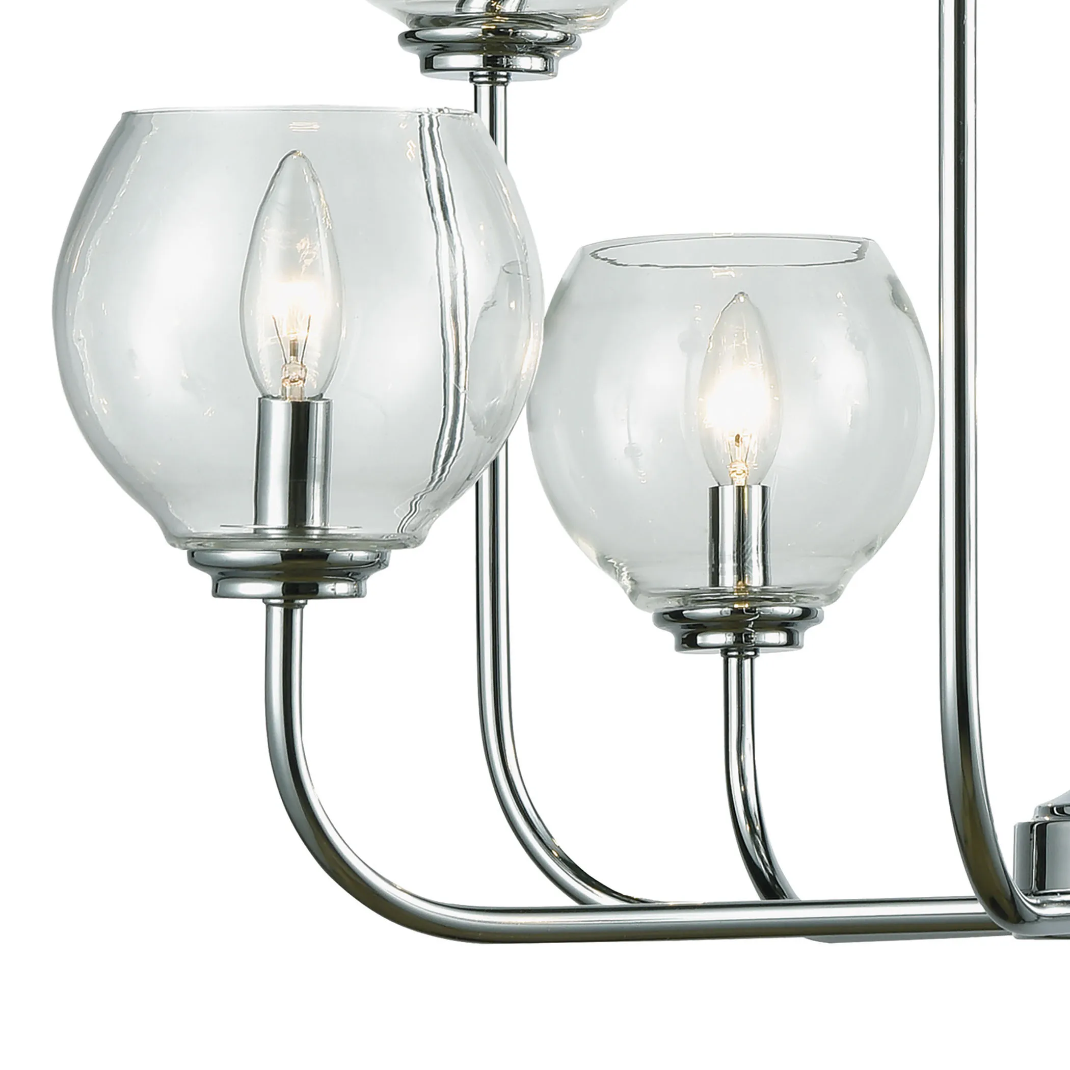 Emory 30" Wide 8-Light Chandelier - Polished Chrome