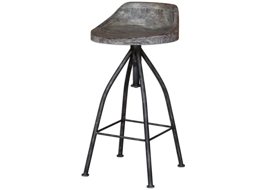 Kairu Wooden Bar Stool