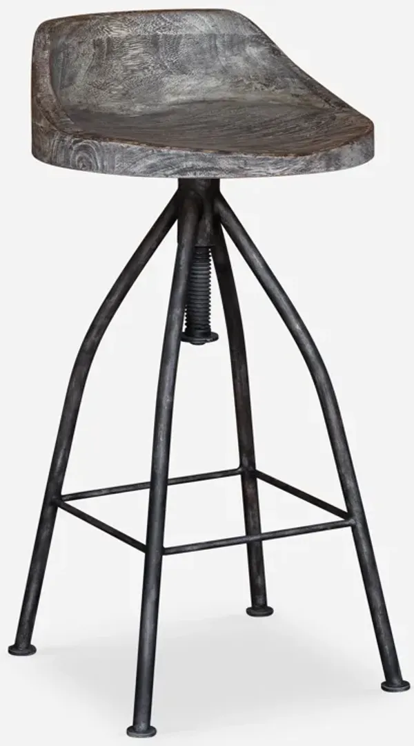 Kairu Wooden Bar Stool