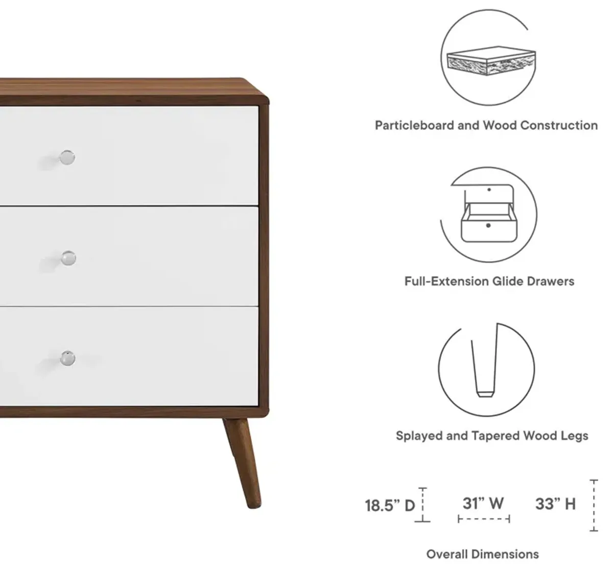 Transmit 3-Drawer Chest