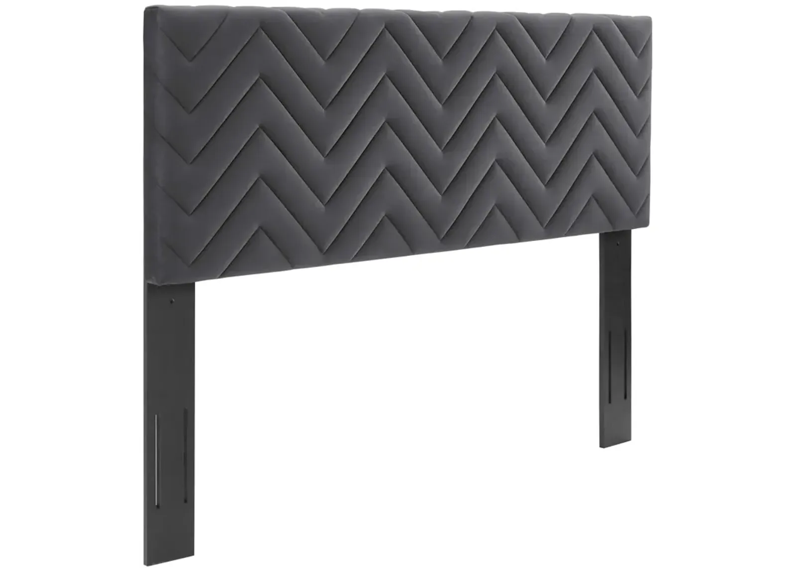 Mercy Chevron Tufted Performance Velvet King/California King Headboard