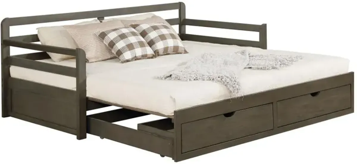 Avignon 2-Drawer Daybed with Extension Trundle