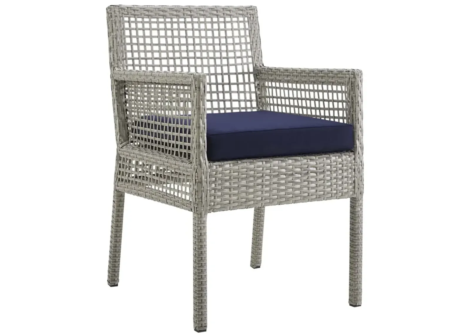 Aura Outdoor Patio Wicker Rattan Dining Armchair