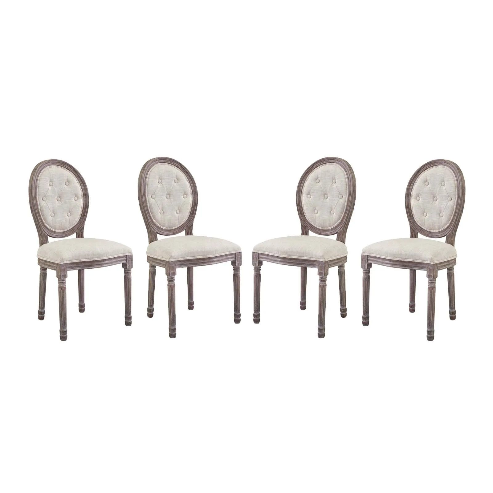 Arise Dining Side Chair Upholstered Fabric Set of 4