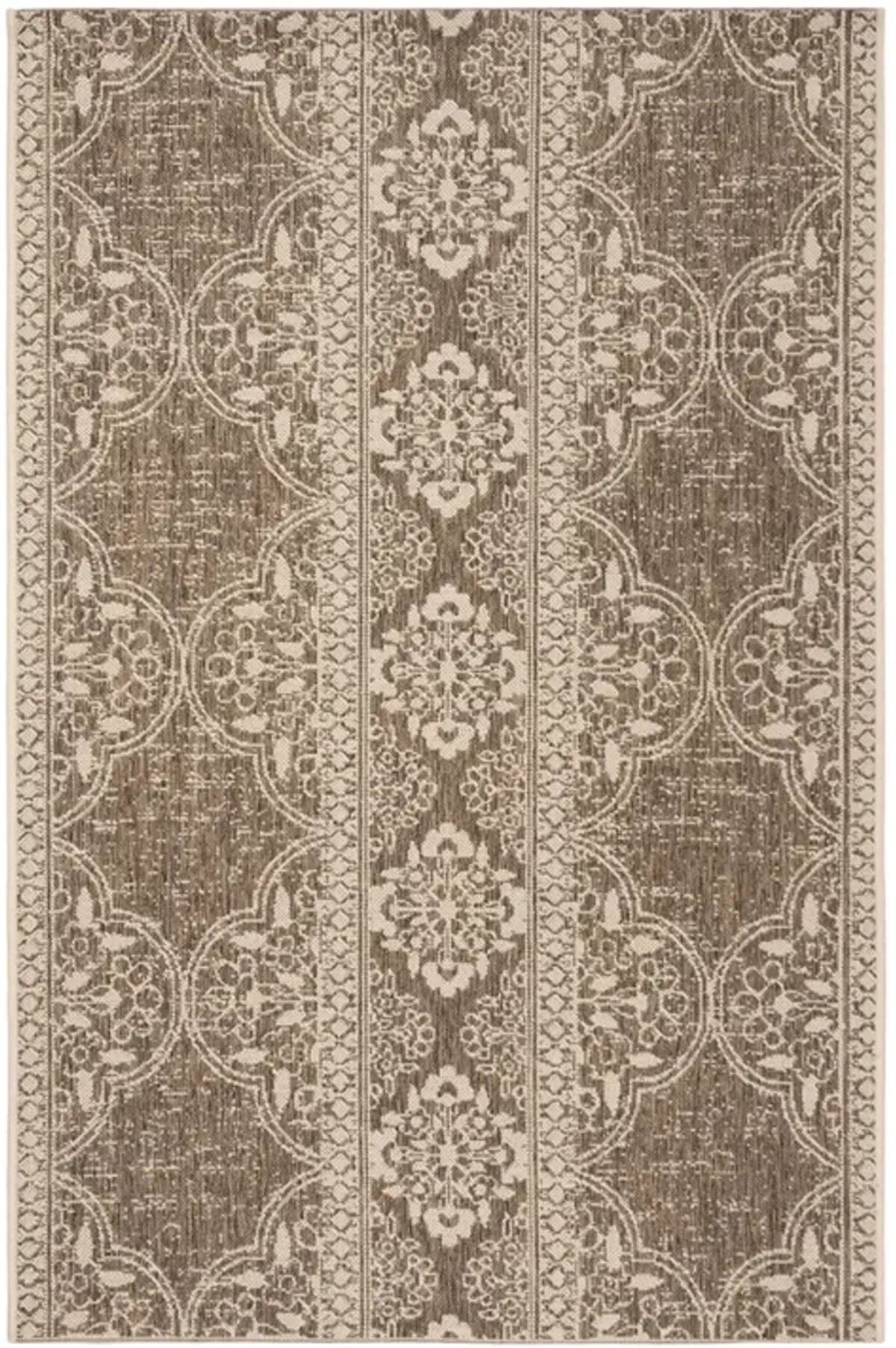 LINDEN 174 Collection LND174A-4 Cream / Beige 4' X 6'