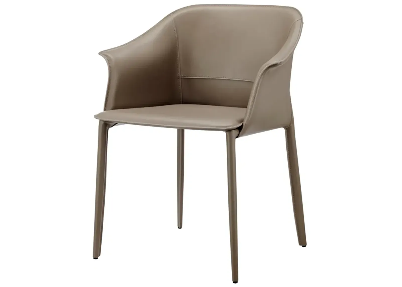 Callie Recycled Leather Dining Armchair