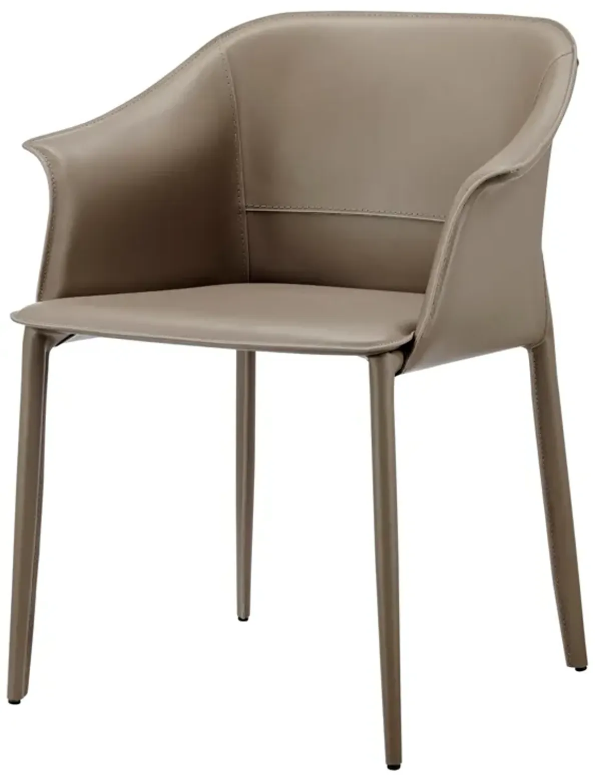 Callie Recycled Leather Dining Armchair