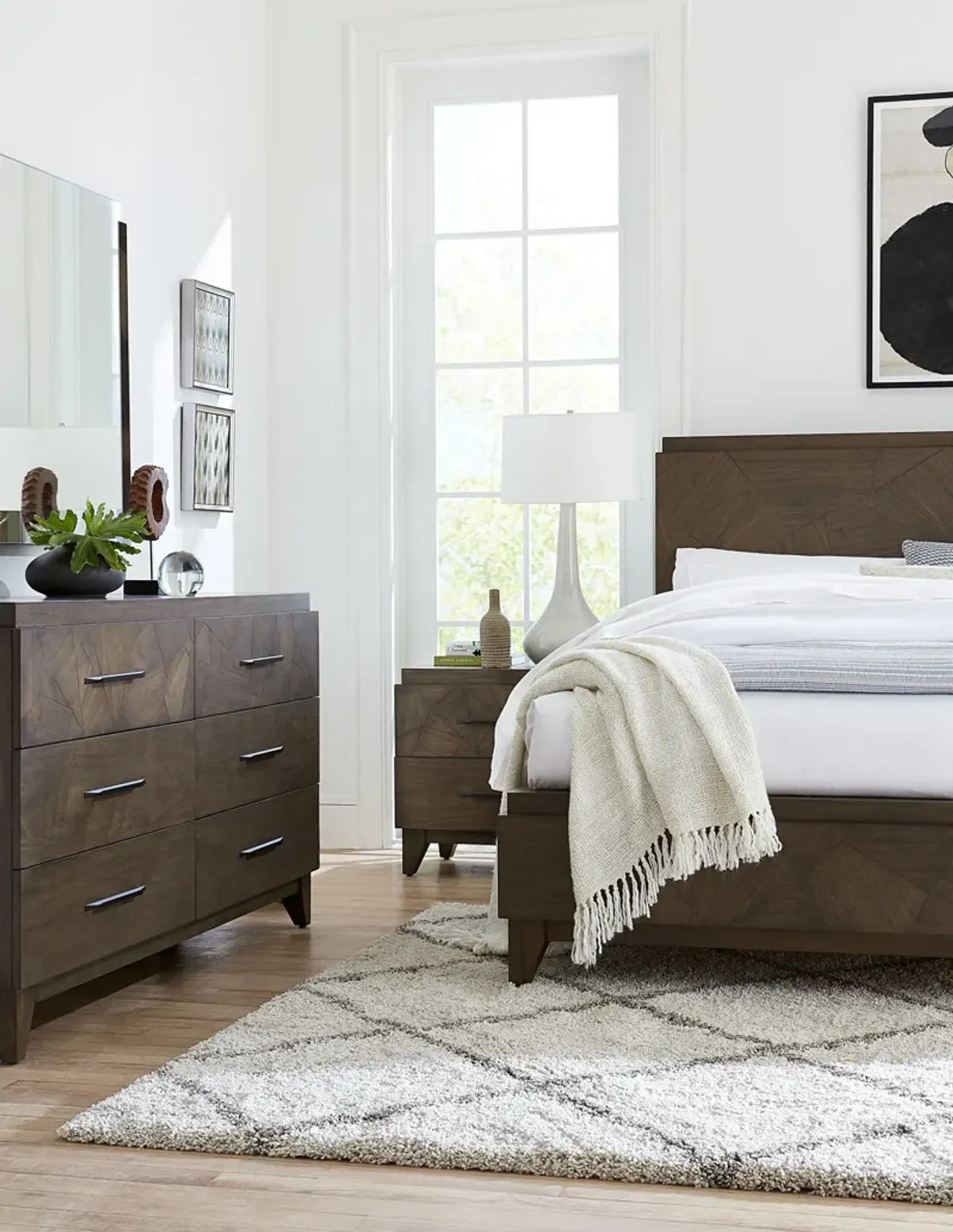 Broderick Six-Drawer Dresser� in Wild Oats Brown (2024)