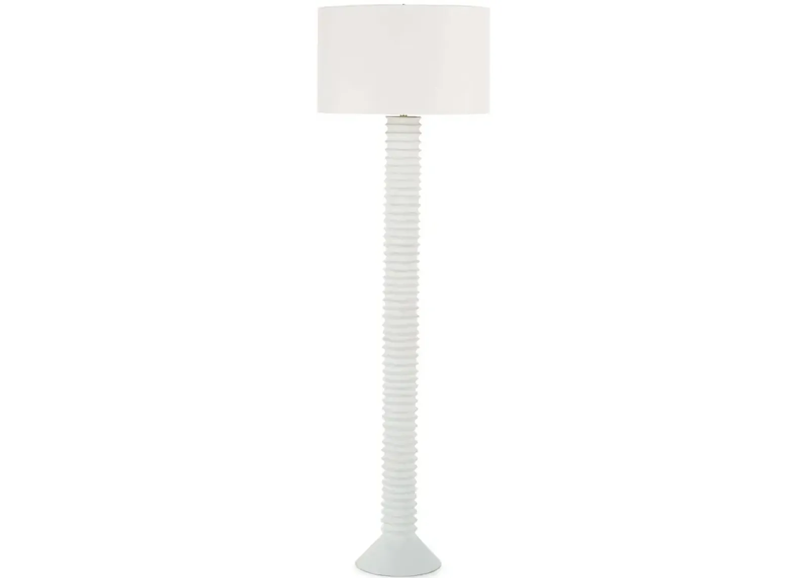 Nabu Metal Floor Lamp (White)