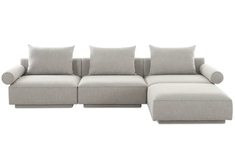 Rosello Lounge Modular Sectional Light Grey