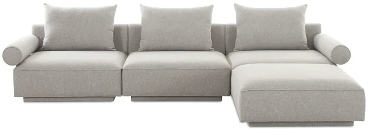 Rosello Lounge Modular Sectional Light Grey