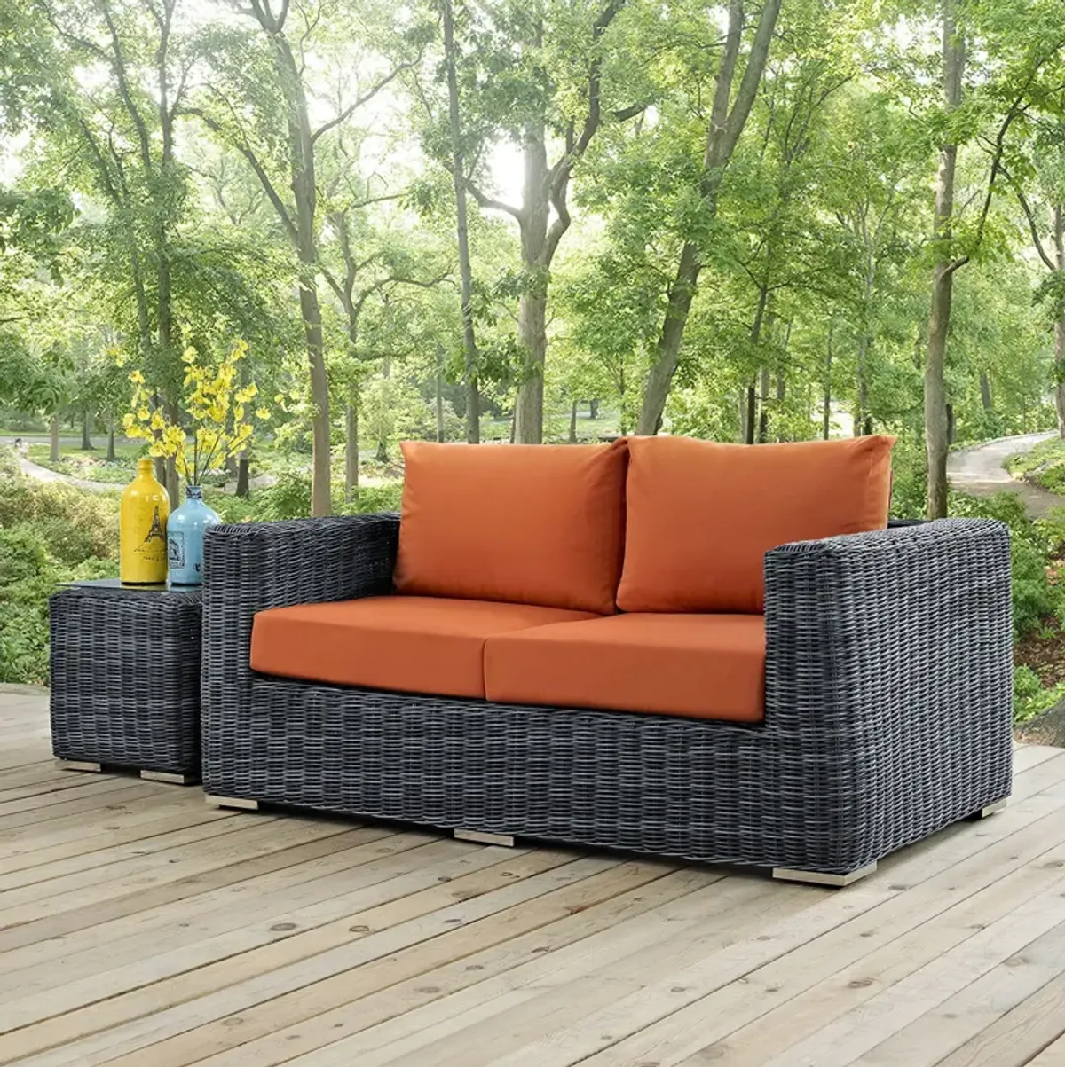 Summon Outdoor Patio Sunbrella® Loveseat