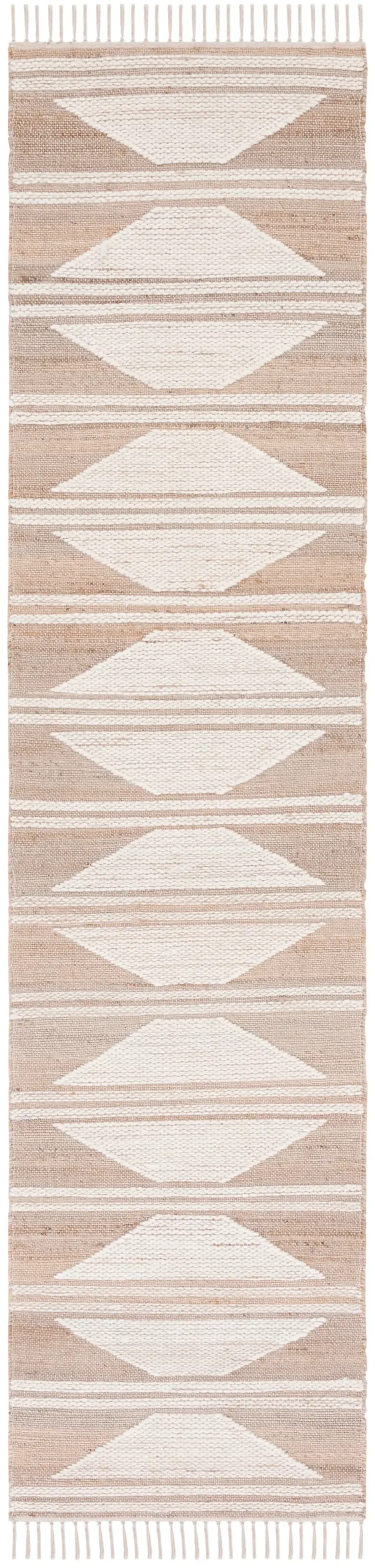 KILIM 451 NATURAL  2'-3' x 7' Runner Rug