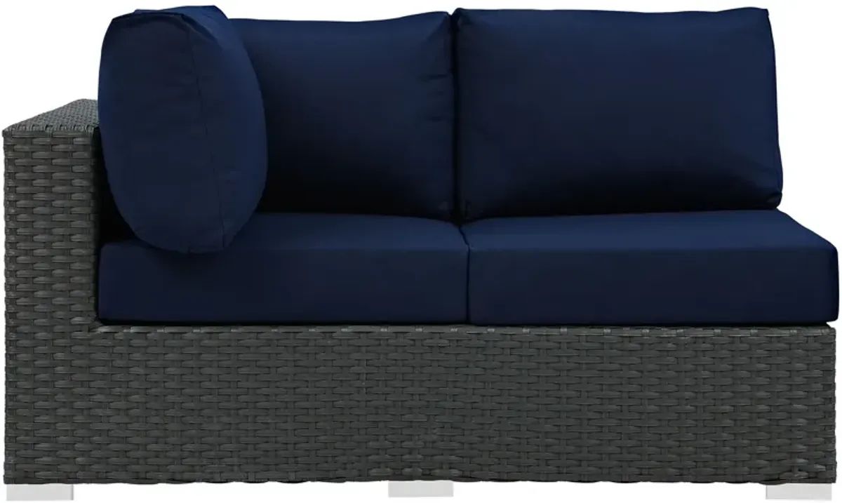 Sojourn Outdoor Patio Sunbrella® Left Arm Loveseat