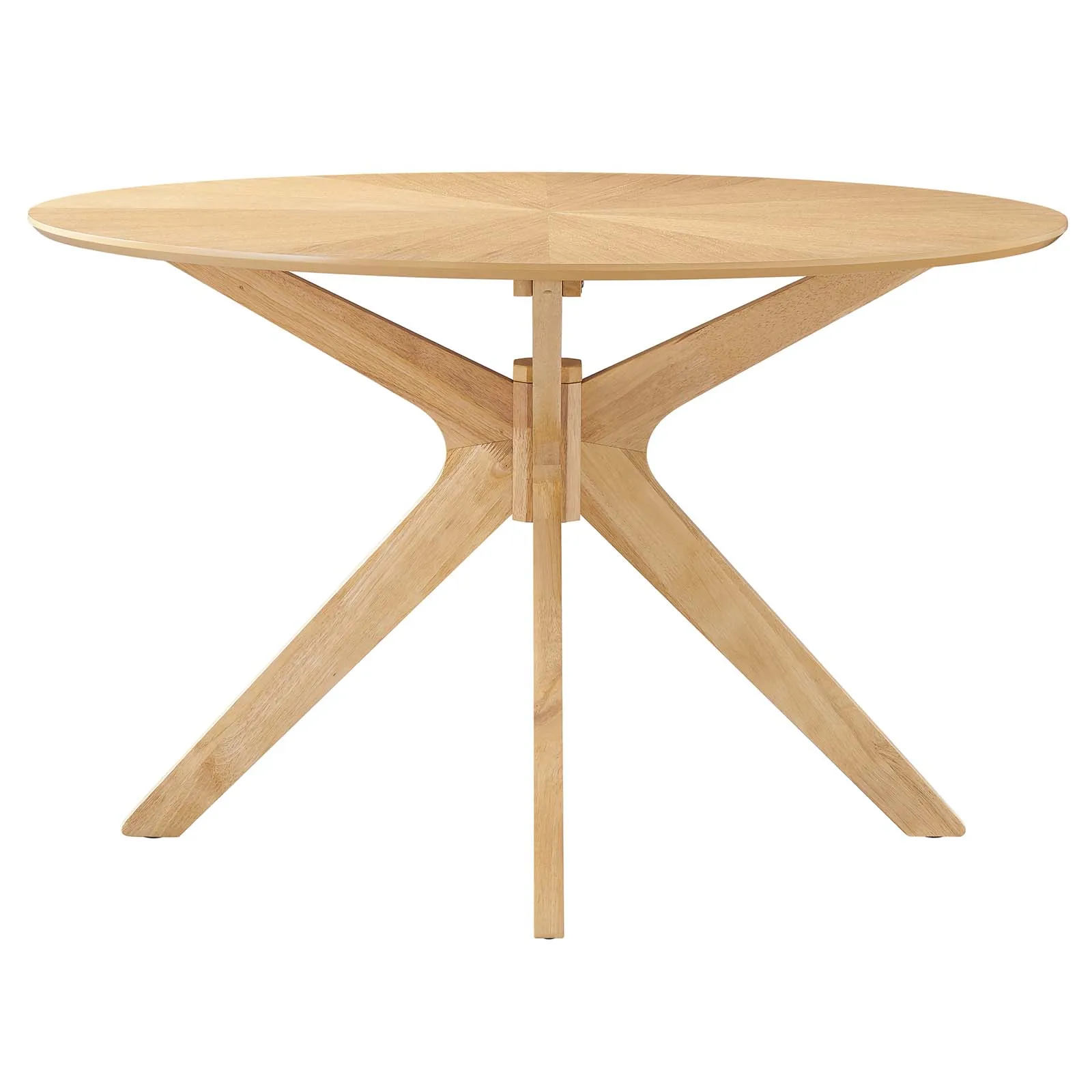 Crossroads 47" Round Wood Dining Table